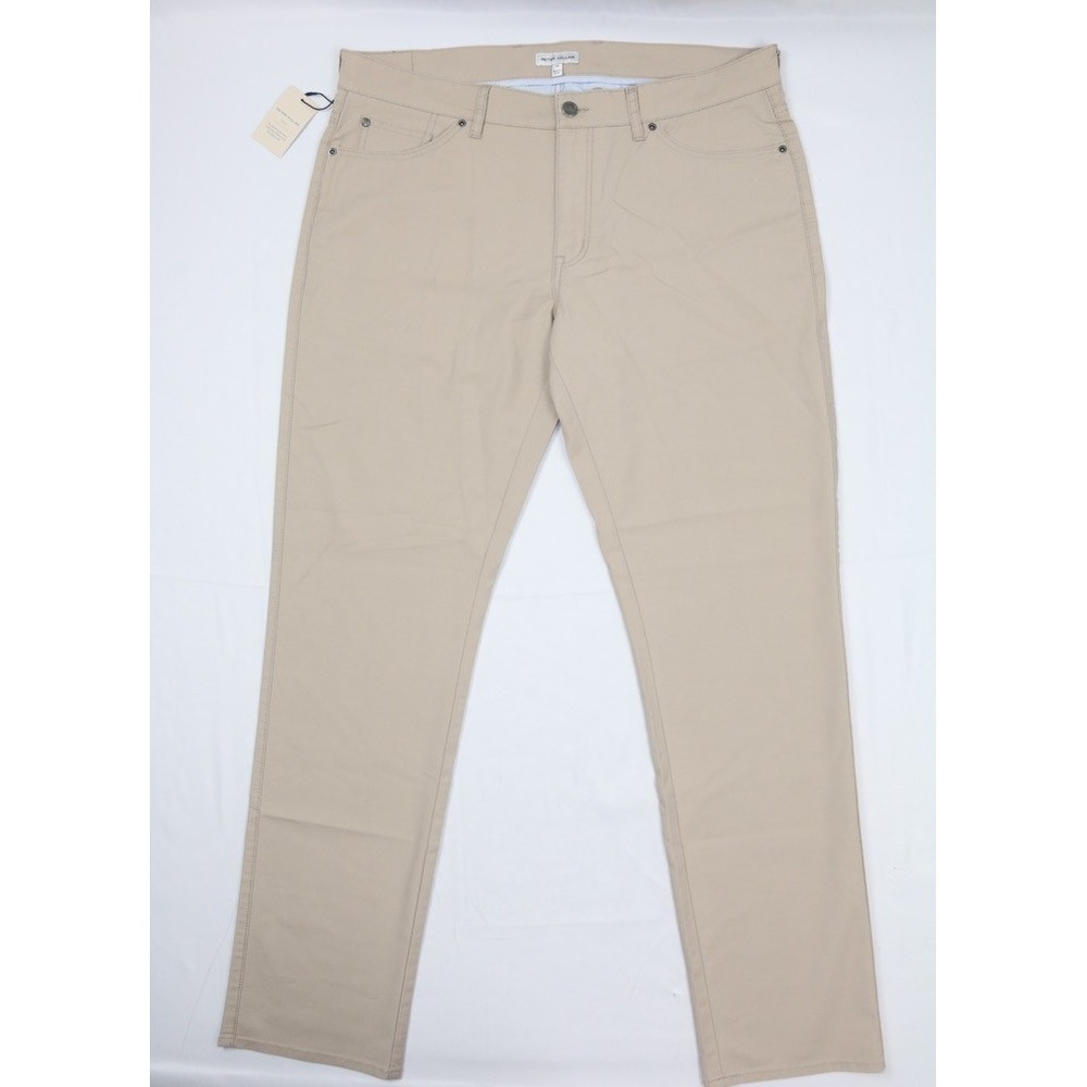 Peter Millar Crown Comfort Classic Fit Golf Pants Khaki Sz 38 2Way Stretch 175$